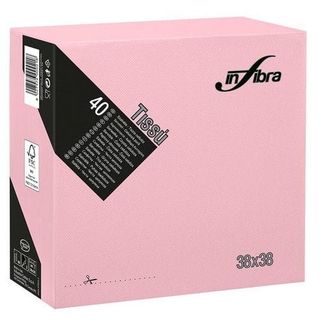 TISSU salvete 2 sloja 38cm x 38cm pink 40 KOM | 8027976005282