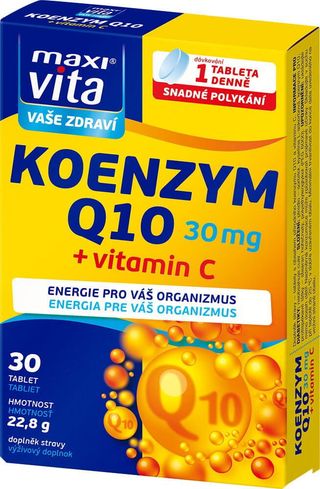 MAXI VITA koenzim q10 + vitamin C 30 KOM | 8595011118568