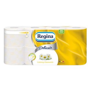 Hartie igienica Delicate Calming Chamomile 3 straturi 8 role Regina