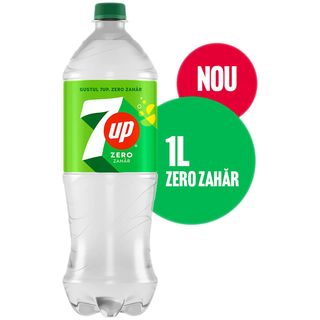7Up, Bautura carbogazoasa cu aroma de lamaie si lime, cu indulcitori 1L (ID 2956)