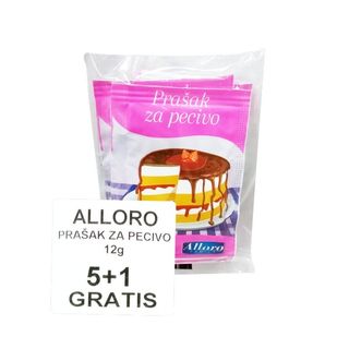 ALLORO PRASAK ZA PECIVO 12 G / 5+1 GRATIS 1124074