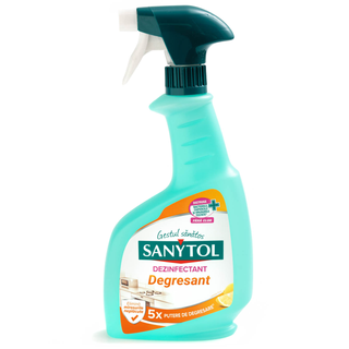 Sanytol Dezinfectant ultradegresant bucatarie cu coaja de portocala 500 ML
