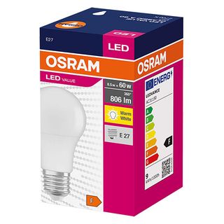 P Osram Led 8,5W/806Lm E27 Mat