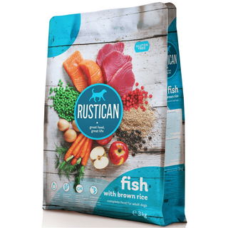 Hrana uscata pentru caini adulti Rustican Peste-Orez 3kg