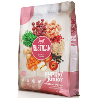 Hrana uscata pentru catei Rustican Puppy-Junior 3kg