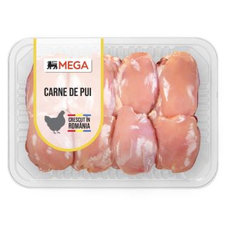 MEGA, Pulpe superioare de pui dezosate fara piele +/-0.900 Kg (ID 83604)