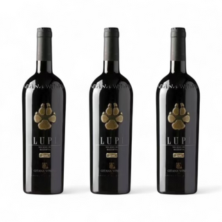 Vin Rosu Sec Gitana Lupi 14.5%, 3 x 0.75L