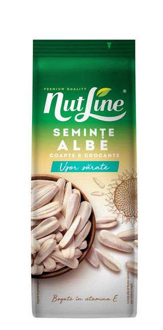Nutline Seminte Floarea Soarelui Albe Usor Sarate 200G