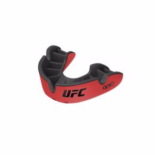 OPRO SELF-FIT SILVER UFC Red/Black