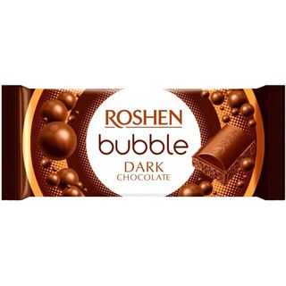 Roshen Ciocolată Aerată Neagră 80g