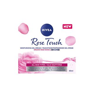 Nivea Rose Touch Gel crema hidratanta apa organica de trandafiri si acid hialuronic 50 ml