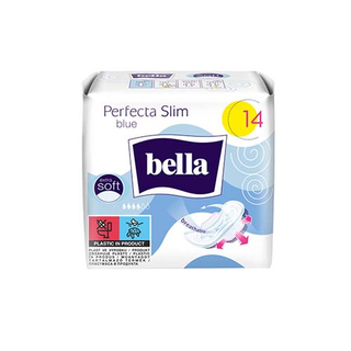 Bella Perfecta Absorbante Blue 14 Buc