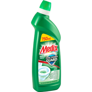 Medix WC Total Power Guard Pine Гел за почистване на тоалетни 750 МЛ / 38943058