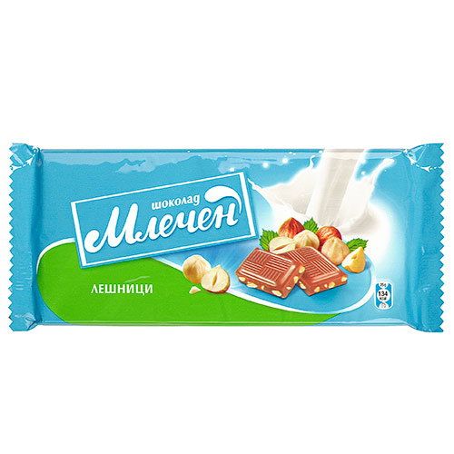 Млечен шоколад лешник