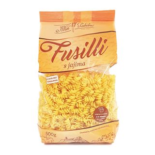 Fusilli s jajima 500 g - Mlin Pukanić