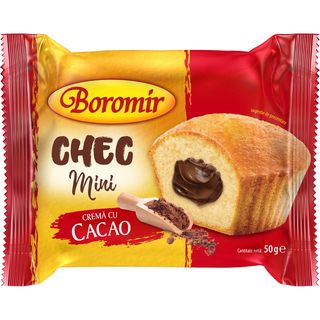 Boromir Chec mini umplutura crema cacao 50 g