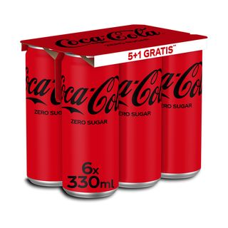 NAP.GAZ. 0,33 L COCA-COLA ZERO 5+1 GR