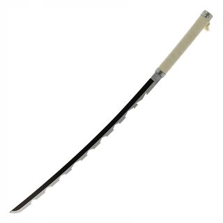 Demon Slayer - Wood Sword Replica - Dual Serrated Nichirin Katanas (Inosuke Hashibira)