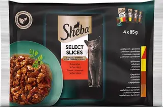 HRANA ZA MAČKE SHEBA MESNI IZBOR SOS 4X85G