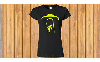 UFO crna ženska majica veličina S