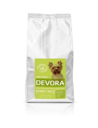 Hrana uscata pentru caini Devora Grain Free Mini Adult cu iepure 4 kg