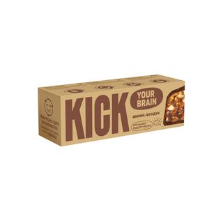 KICK Batonas de curmale cu alune in ciocolata 45g