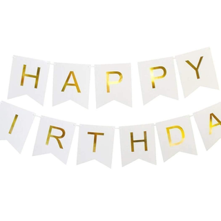 Баннер - флажки "Happy Birthday" (цена за 13букв)