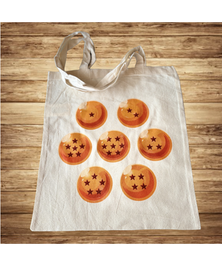 ZMAJEVA SFERA bež pamučna torba