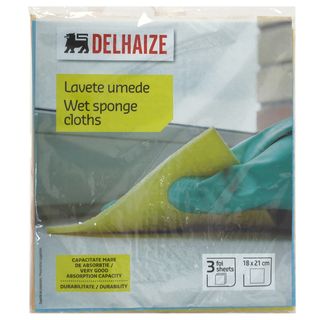Delhaize, Lavete umede, 3 bucati (ID 41277)