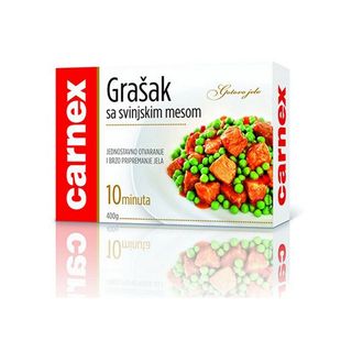Grasak Sa Svinjskim Mesom 400Gr Folija Carnex