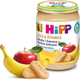 Kasica Hipp Jabuka,Banana,Keks 190G