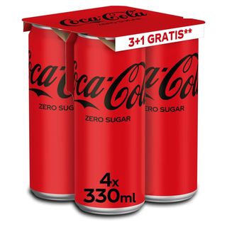 CocaCola Zero 0,33l multipak 3+1gratis