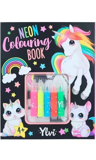 Carte De Colorat Neon Cu Carioci