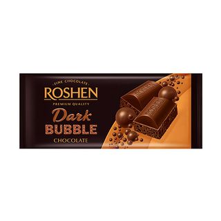 Roshen Ciocolata Neagra Aerata 80 G