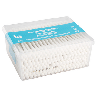 Betisoare de urechi cu bumbac 203045 | 200 buc