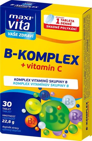 MAXI VITA B kompleks +vitamin C 30 KOM | 8595011119978