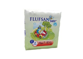 FLUFSAN BABY baby pelene 4 maxi 7 - 18kg 18 KOM | 8015013244183