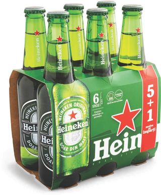 Bere Lager Blonda Heineken Sticla 6X330Ml