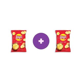 2 X Lay's chipsuri din cartofi cu sare, 170g