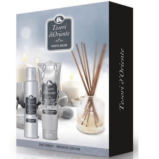 TESORI DI ORIENTE set bijeli mošus deo sprej + gel za tuširanje | 8606020254533