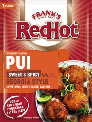 FRANK'S Condimente p/u Pui RedHot Sweet and Spicy Georgia Style 20g