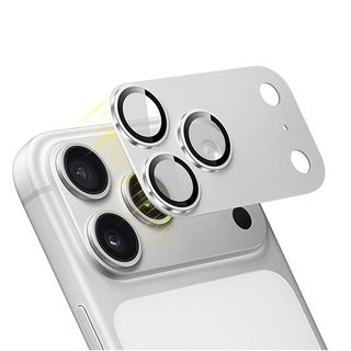 Set Folii Camera Cellara Sapphire 360 Metal Pentru iPhone 17 Pro Max - Argintiu,WS81236