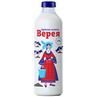 Верея Прясно мляко 3% кутия 1L \ 00400228