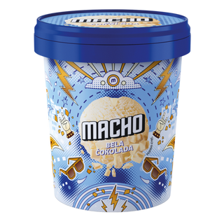 Macho Čaša Bijela Čokolada