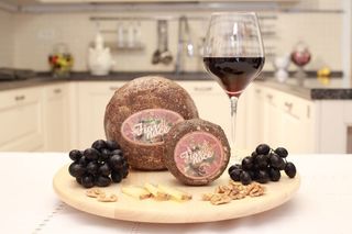 Branza Maturata, Pecorino in frunze de nuc, Fior di noce, 100 gr