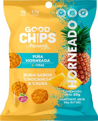 Paramo Chipsuri coapte crocant ananas20g