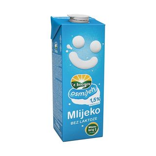 MLIJEKO TRAJNO BEZ LAKTOZE 1,5% 1 L Z BREGOV