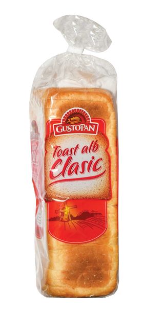 Gustopan Toast alb clasic 600 g