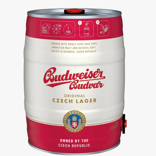 Bere blonda Budweiser, la butoi, alcool 5%, 5L
