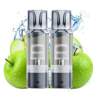 Cartus IceWave E1 Pod Green Apple Ice 2ml 20mg [2 Bucati]